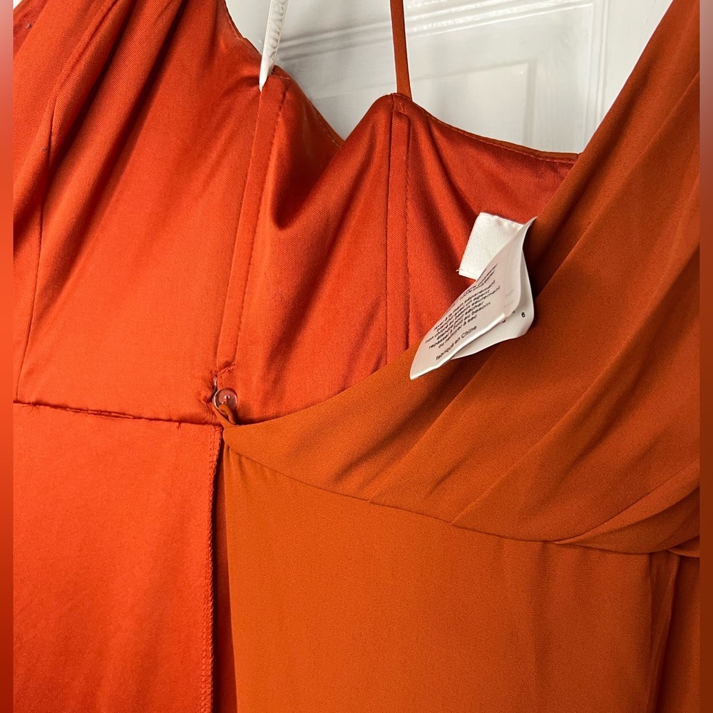 David’s Bridal Georgette Wrap Dress Size 2 - Picture 7 of 12